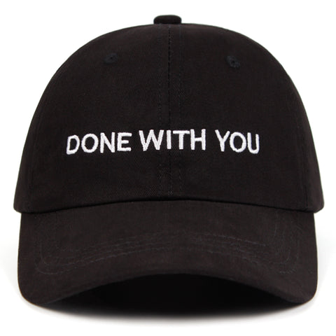 DONE WITH YOU Cap